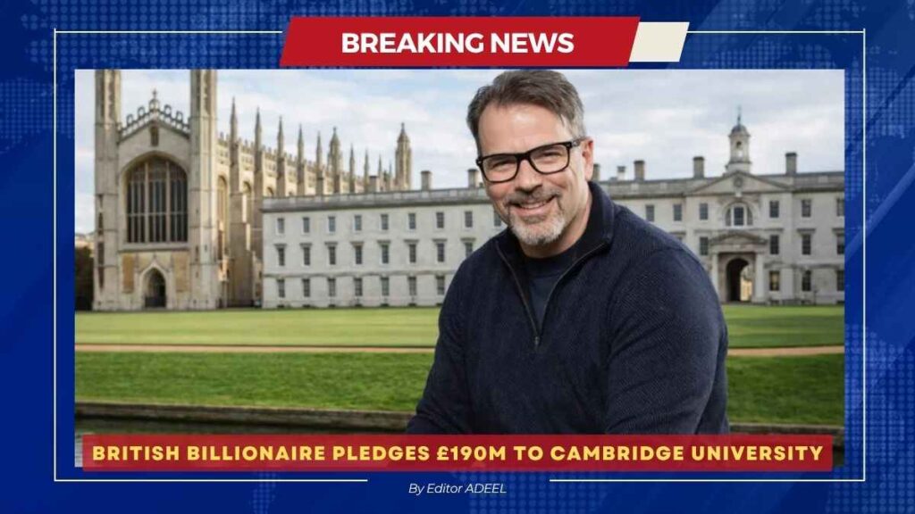 British billionaire pledges £190m